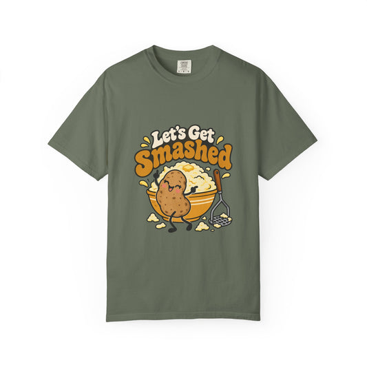 Let's Get Smashed Shirt Funny Thanksgiving Mashed Potato Tee, Cute Turkey Dinner Shirt, Thanksgiving Gift