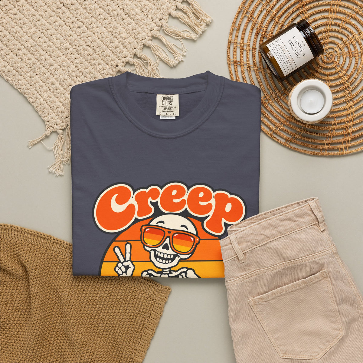 Creep It Real Shirt Funny Halloween Tee, Cute Creepy Halloween Shirt, Gift for Halloween Lovers