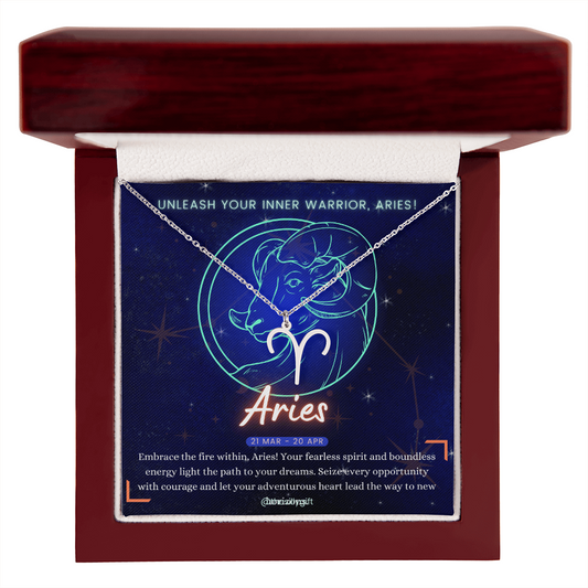Aries Power Necklace: Ignite Your Spirit!
