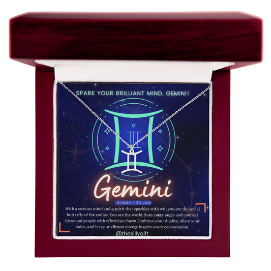 Gemini Power Necklace: Witty and Wise!