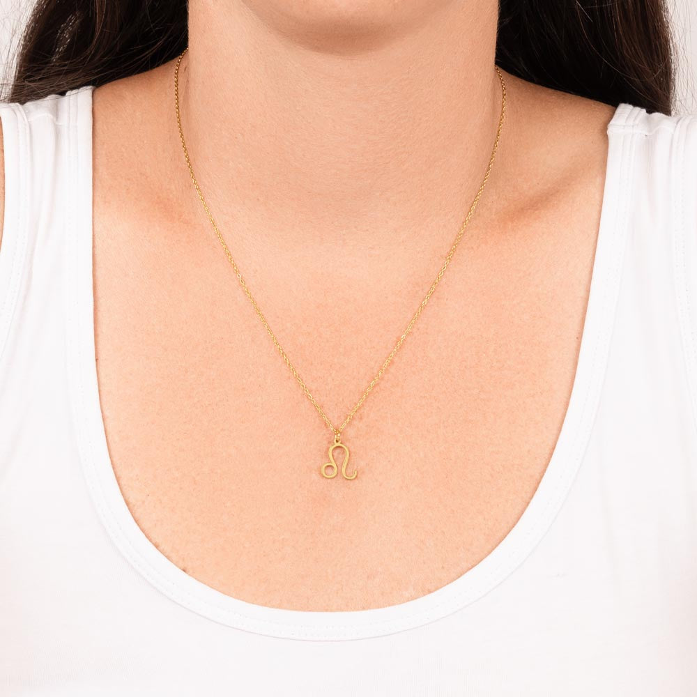 Leo Power Necklace: Reign with Radiance!