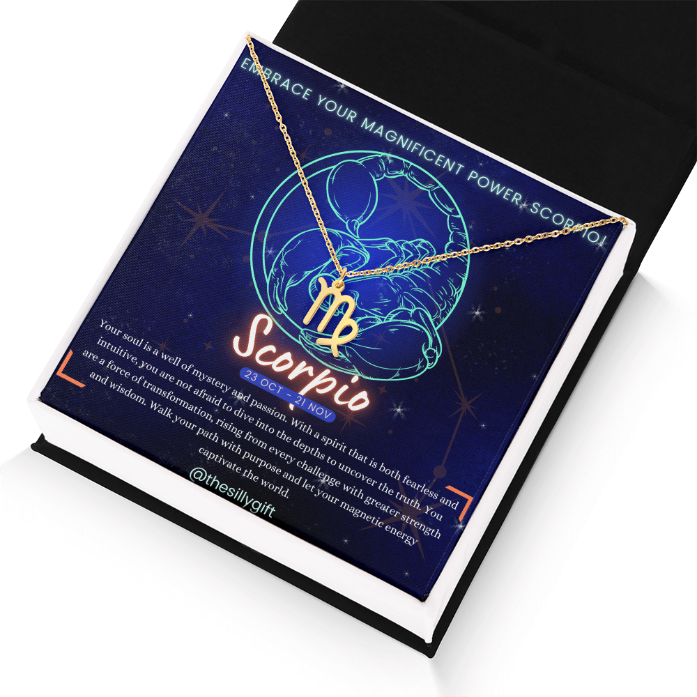 Scorpio Power Necklace: Unleash Your Intensity!