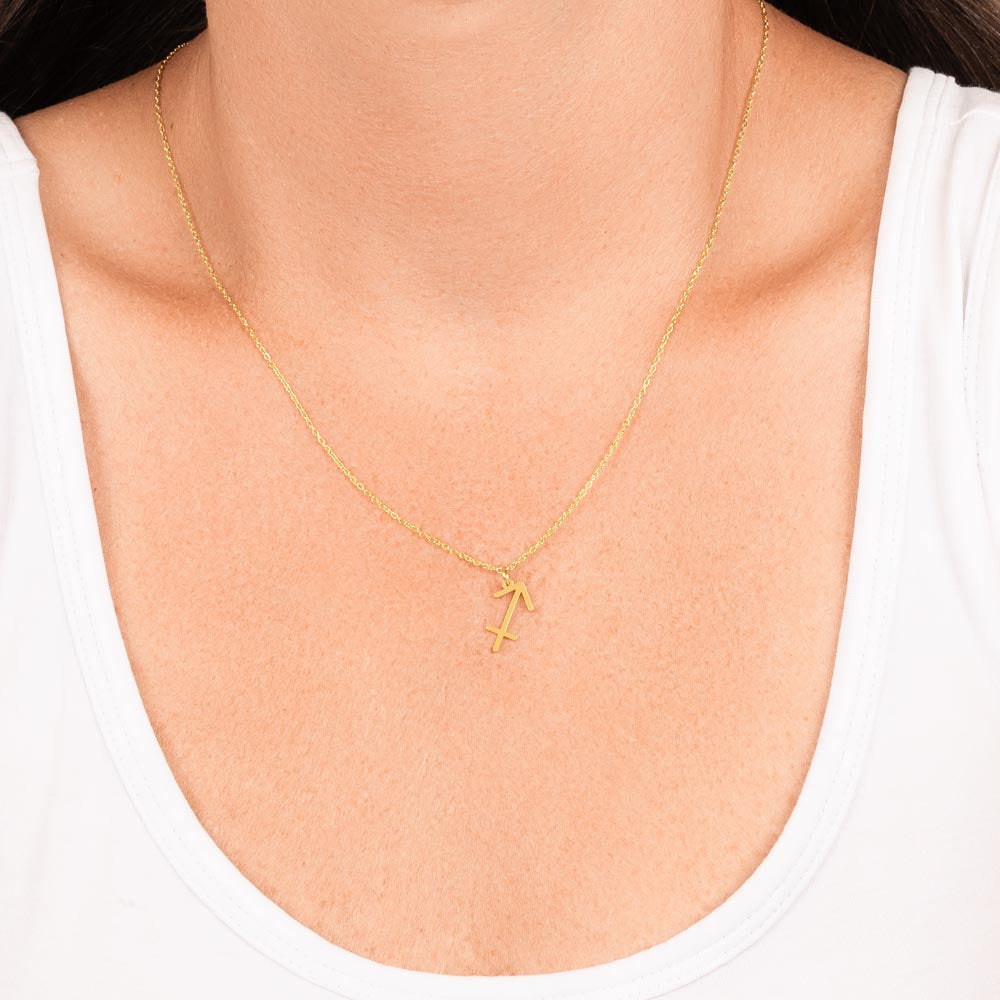Sagittarius Power Necklace: Aim High, Explore Freely!