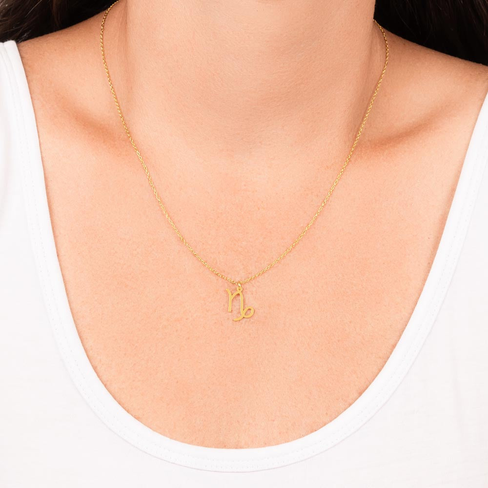 Capricorn Power Necklace: Ascend with Ambition!