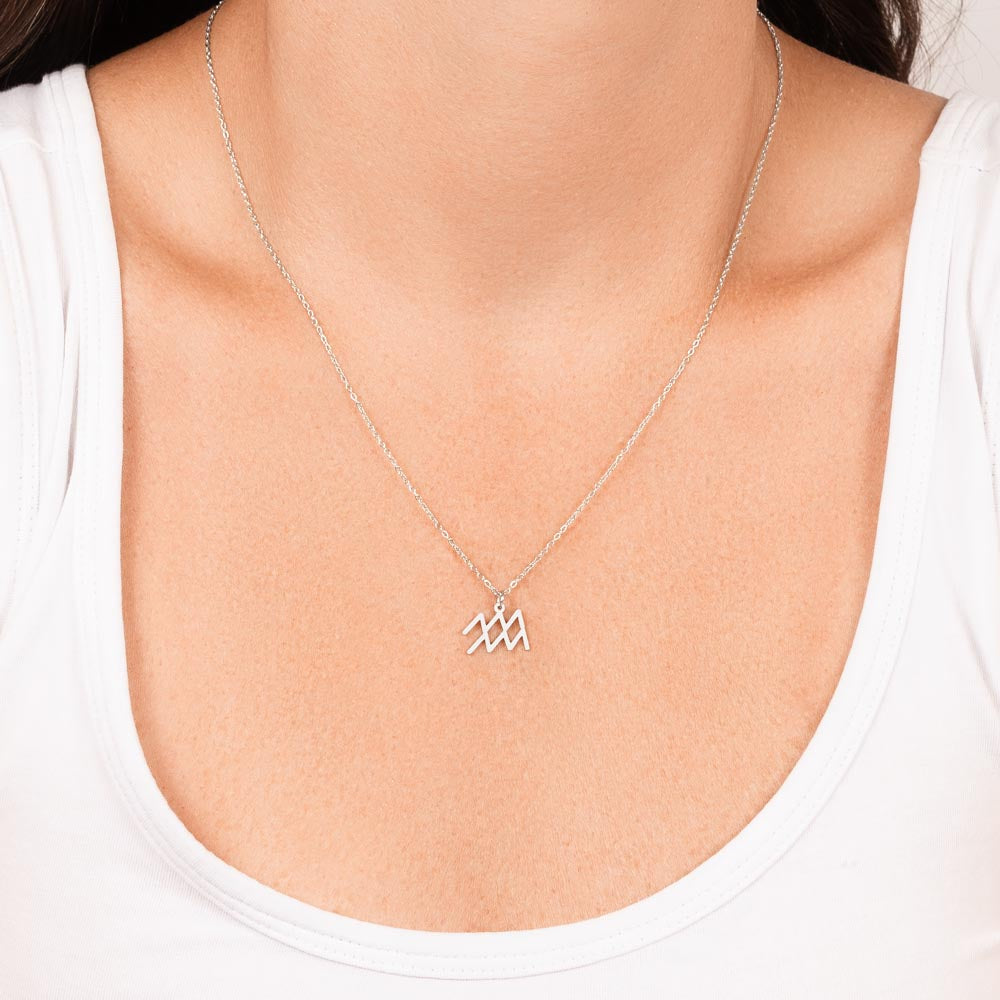 Aquarius Power Necklace: Innovate and Inspire!