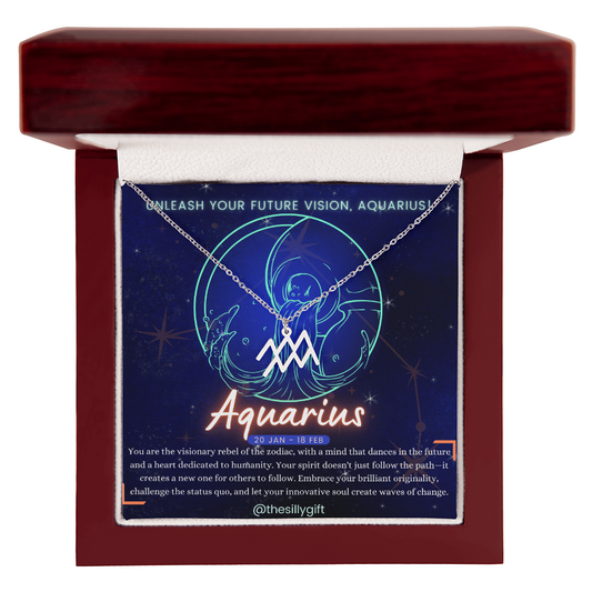 Aquarius Power Necklace: Innovate and Inspire!