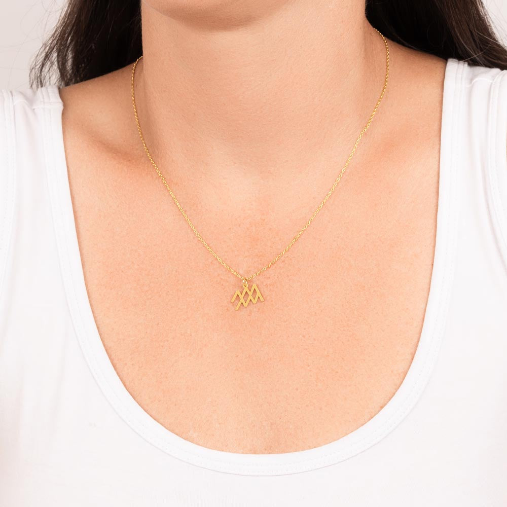 Aquarius Power Necklace: Innovate and Inspire!