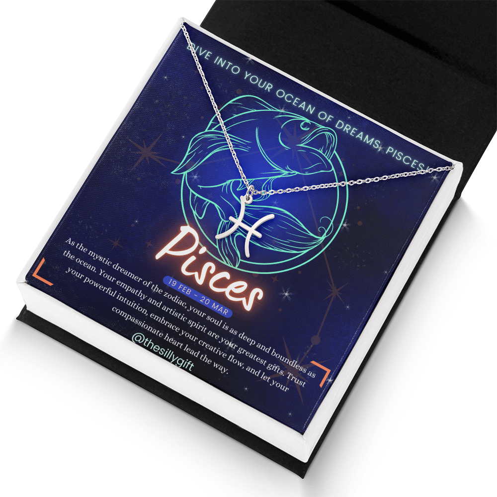 Pisces Power Necklace: Dream with Depth!