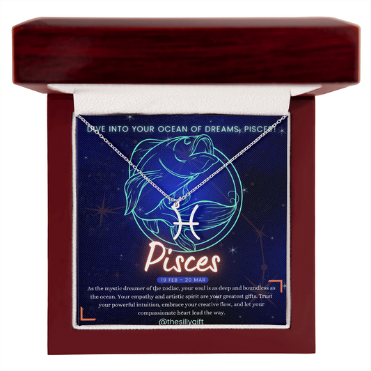 Pisces Power Necklace: Dream with Depth!
