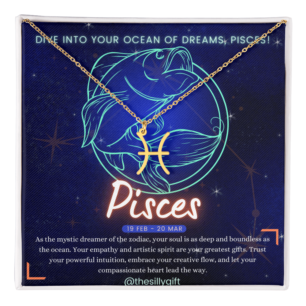 Pisces Power Necklace: Dream with Depth!