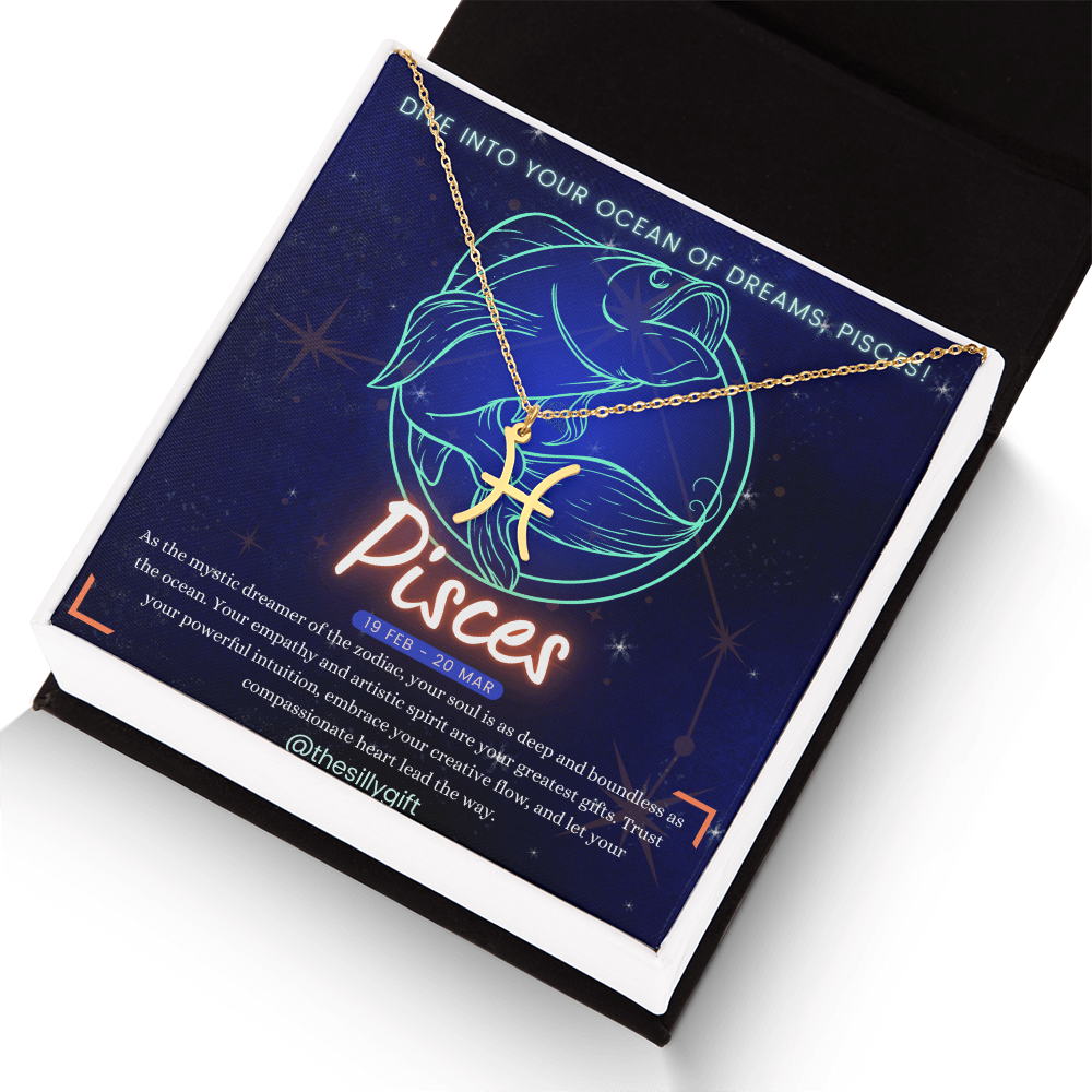 Pisces Power Necklace: Dream with Depth!