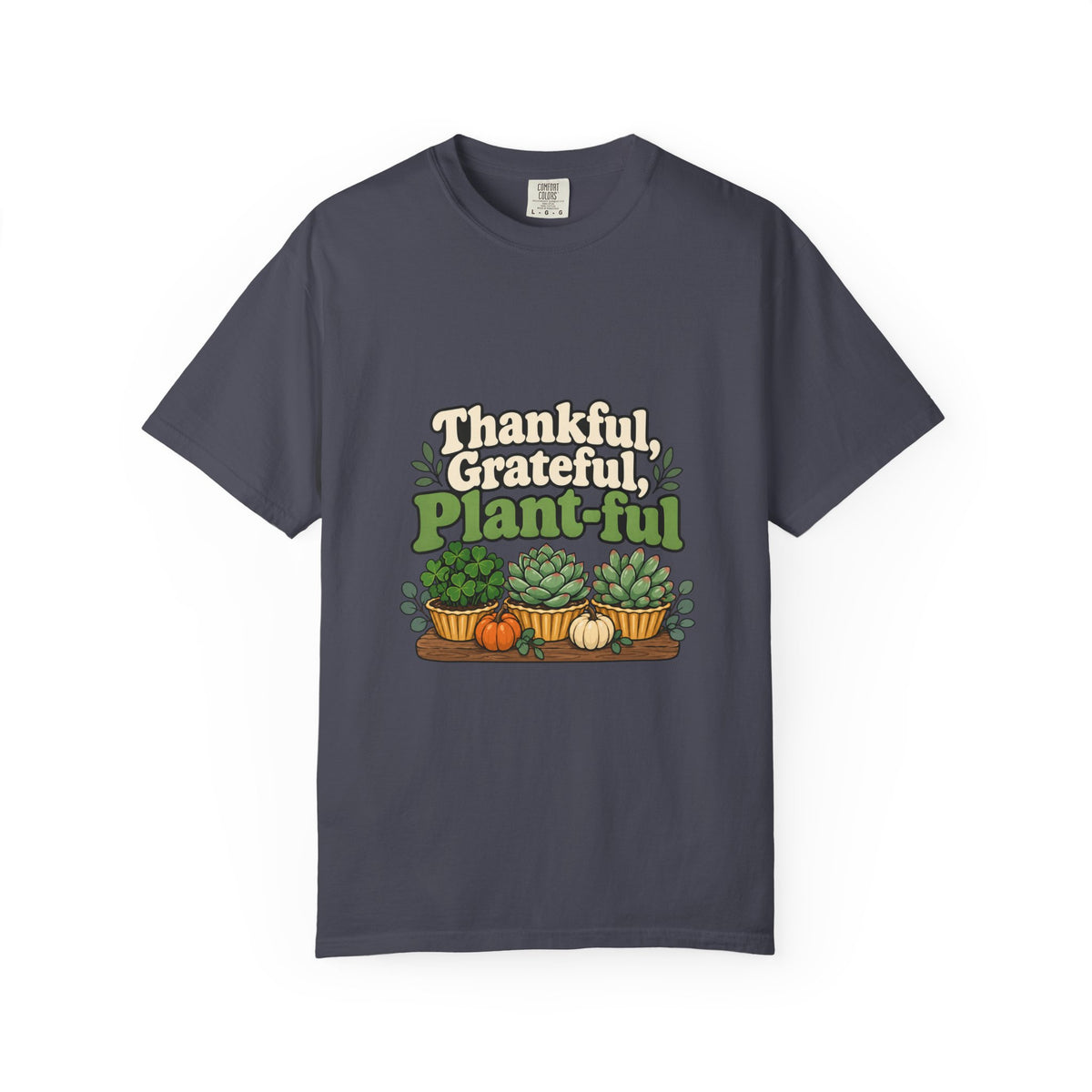Thankful Grateful Plant-ful Shirt Funny Thanksgiving Plant Lover Tee, Cute Plant Mom Thanksgiving Shirt, Gift for Plant Lovers