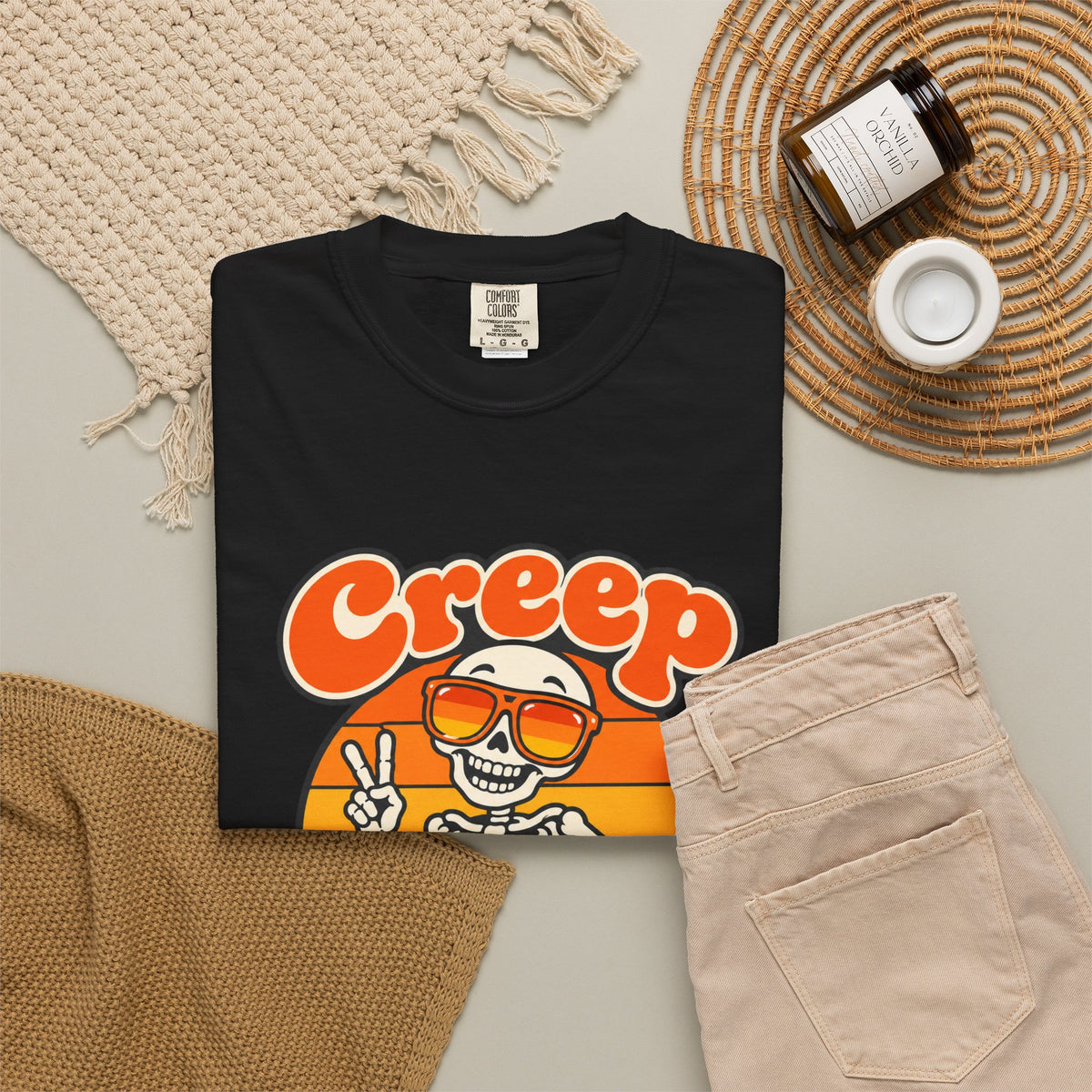 Creep It Real Shirt Funny Halloween Tee, Cute Creepy Halloween Shirt, Gift for Halloween Lovers