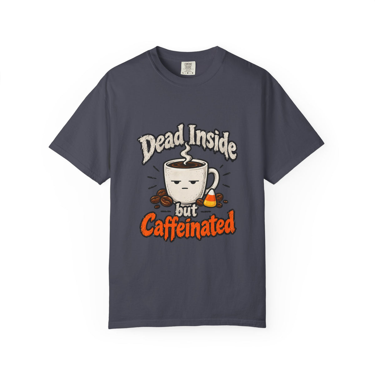 Dead Inside But Caffeinated Shirt Funny Halloween Coffee Tee, Cute Skeleton Coffee Shirt, Gift for Coffee Lovers