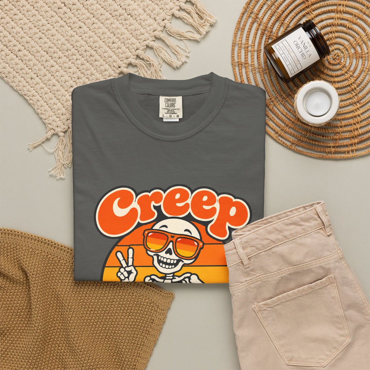 Creep It Real Shirt Funny Halloween Tee, Cute Creepy Halloween Shirt, Gift for Halloween Lovers