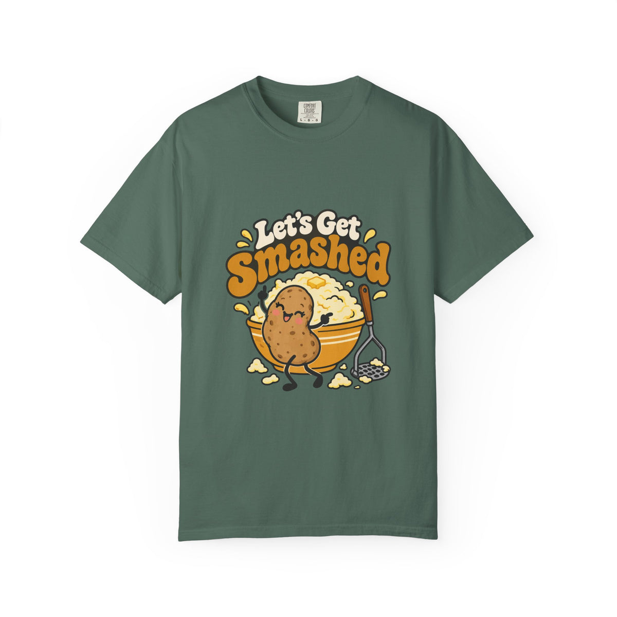 Let's Get Smashed Shirt Funny Thanksgiving Mashed Potato Tee, Cute Turkey Dinner Shirt, Thanksgiving Gift