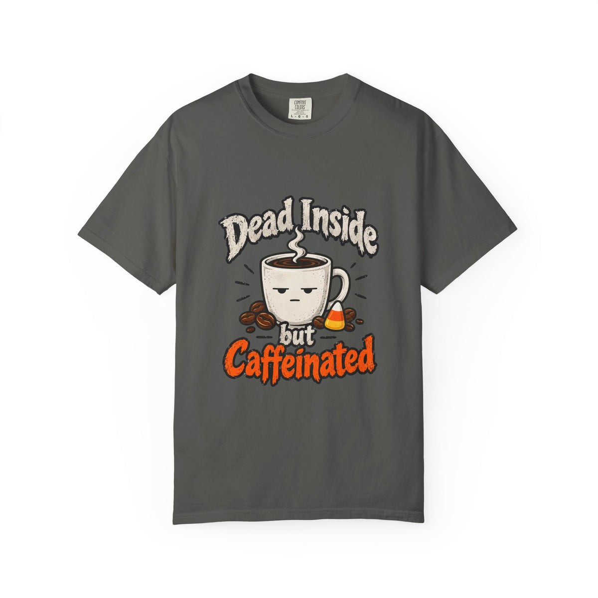 Dead Inside But Caffeinated Shirt Funny Halloween Coffee Tee, Cute Skeleton Coffee Shirt, Gift for Coffee Lovers