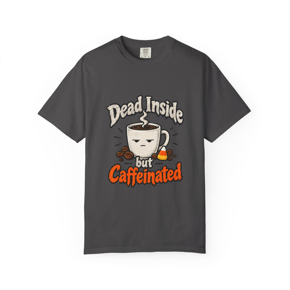 Dead Inside But Caffeinated Shirt Funny Halloween Coffee Tee, Cute Skeleton Coffee Shirt, Gift for Coffee Lovers