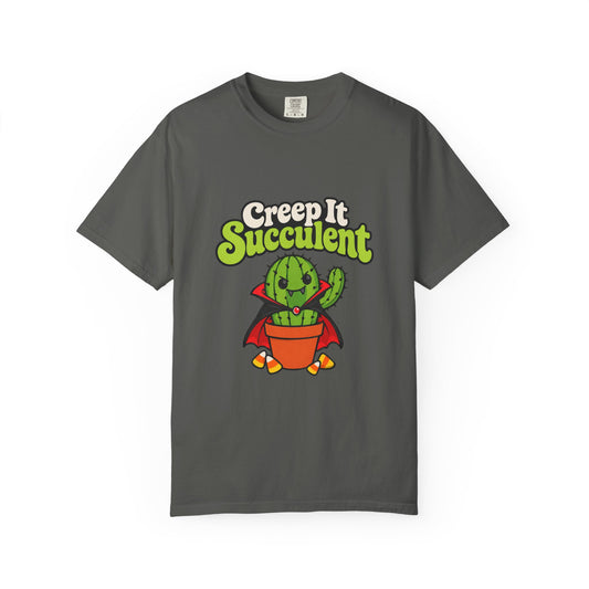 Creep It Succulent Shirt Funny Halloween Plant Lover Tee, Cute Spooky Season Succulent Shirt, Gift for Plant Moms and Plant Dads