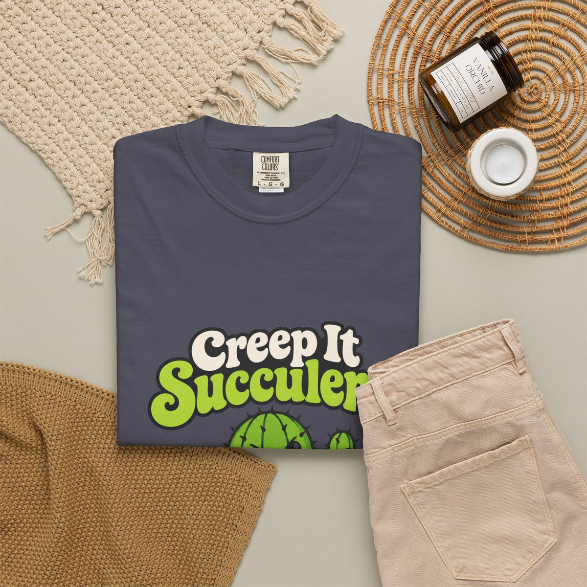 Creep It Succulent Shirt Funny Halloween Plant Lover Tee, Cute Spooky Season Succulent Shirt, Gift for Plant Moms and Plant Dads