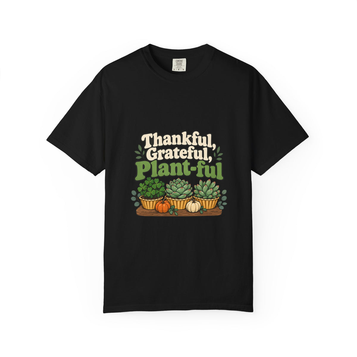Thankful Grateful Plant-ful Shirt Funny Thanksgiving Plant Lover Tee, Cute Plant Mom Thanksgiving Shirt, Gift for Plant Lovers