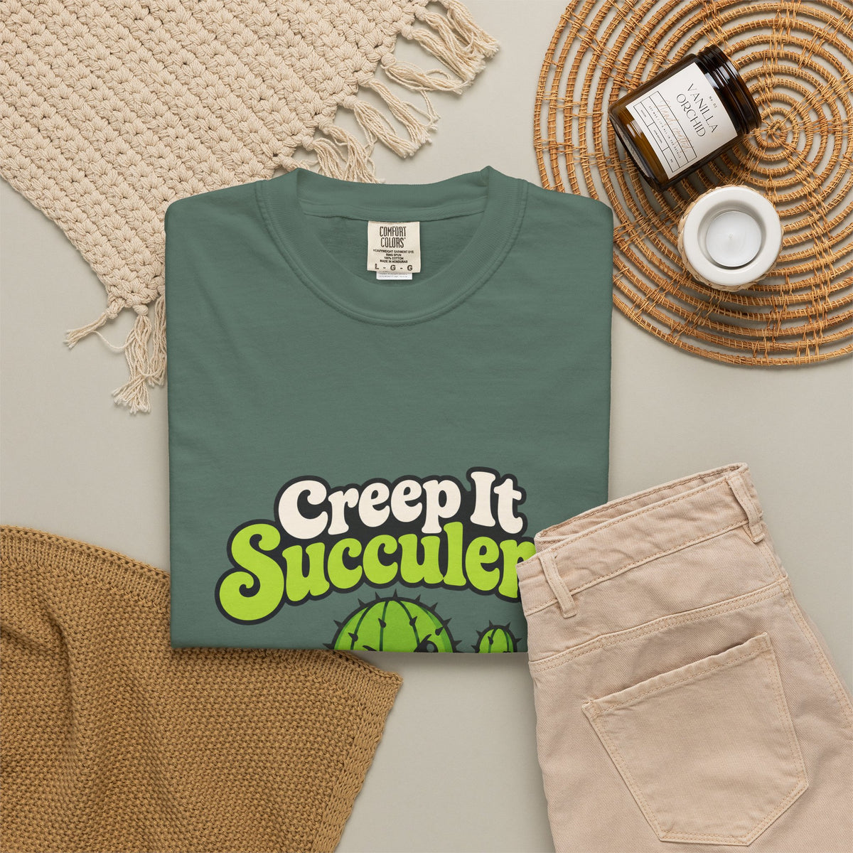 Creep It Succulent Shirt Funny Halloween Plant Lover Tee, Cute Spooky Season Succulent Shirt, Gift for Plant Moms and Plant Dads