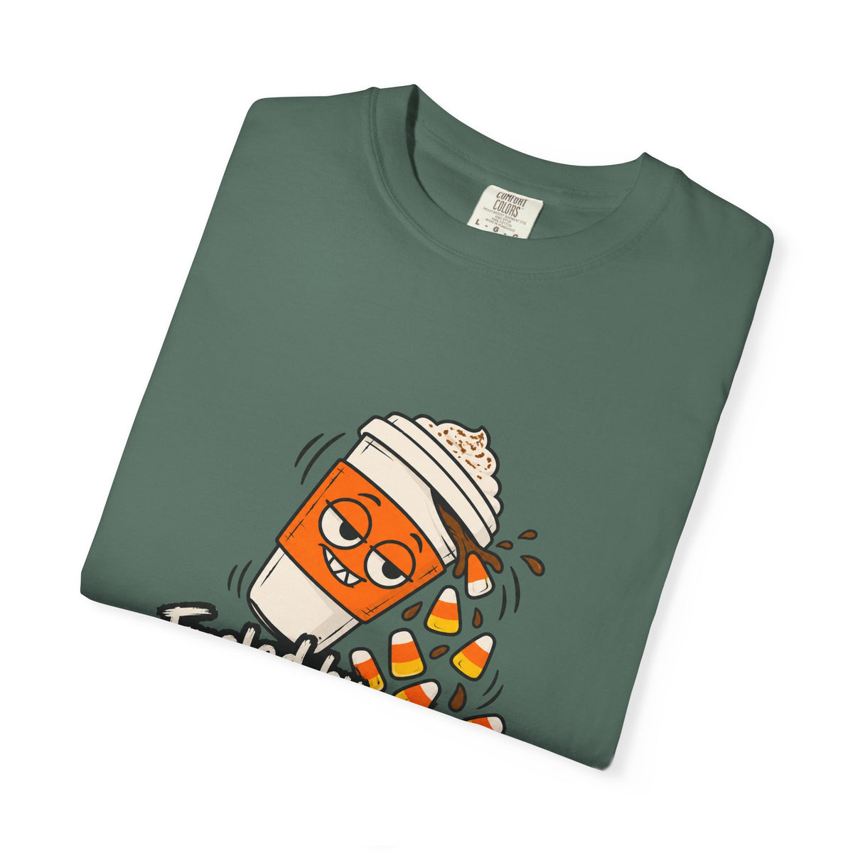 Fueled by Candy Corn and Bad Decisions Shirt Funny Halloween Tee, Cute Trick or Treat Shirt, Gift for Candy Lovers and Party People