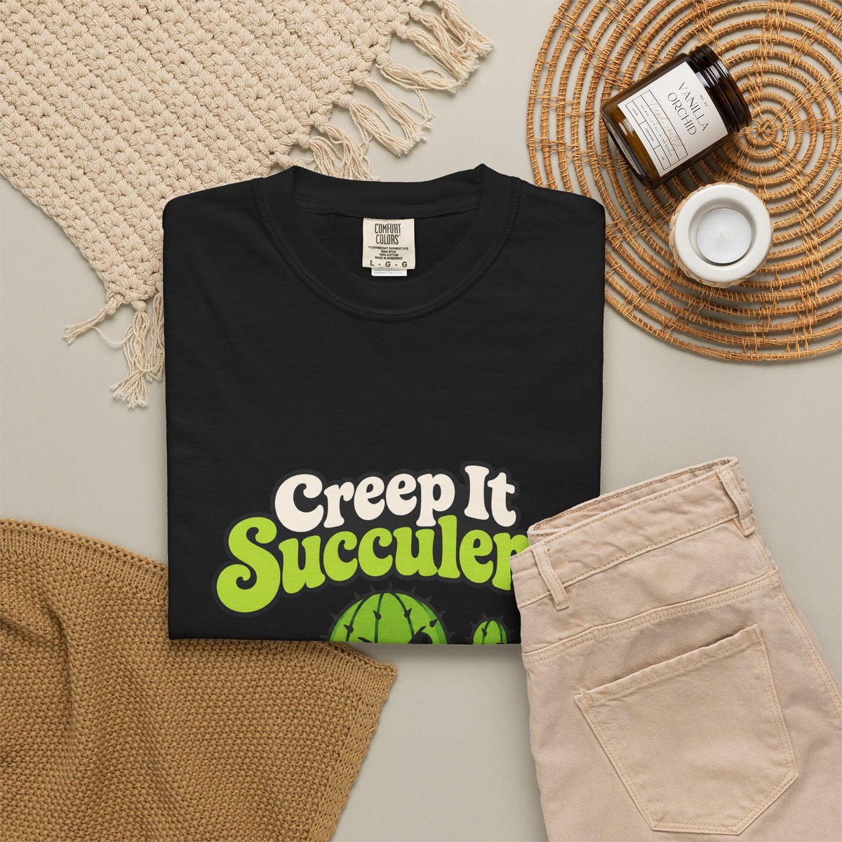 Creep It Succulent Shirt Funny Halloween Plant Lover Tee, Cute Spooky Season Succulent Shirt, Gift for Plant Moms and Plant Dads