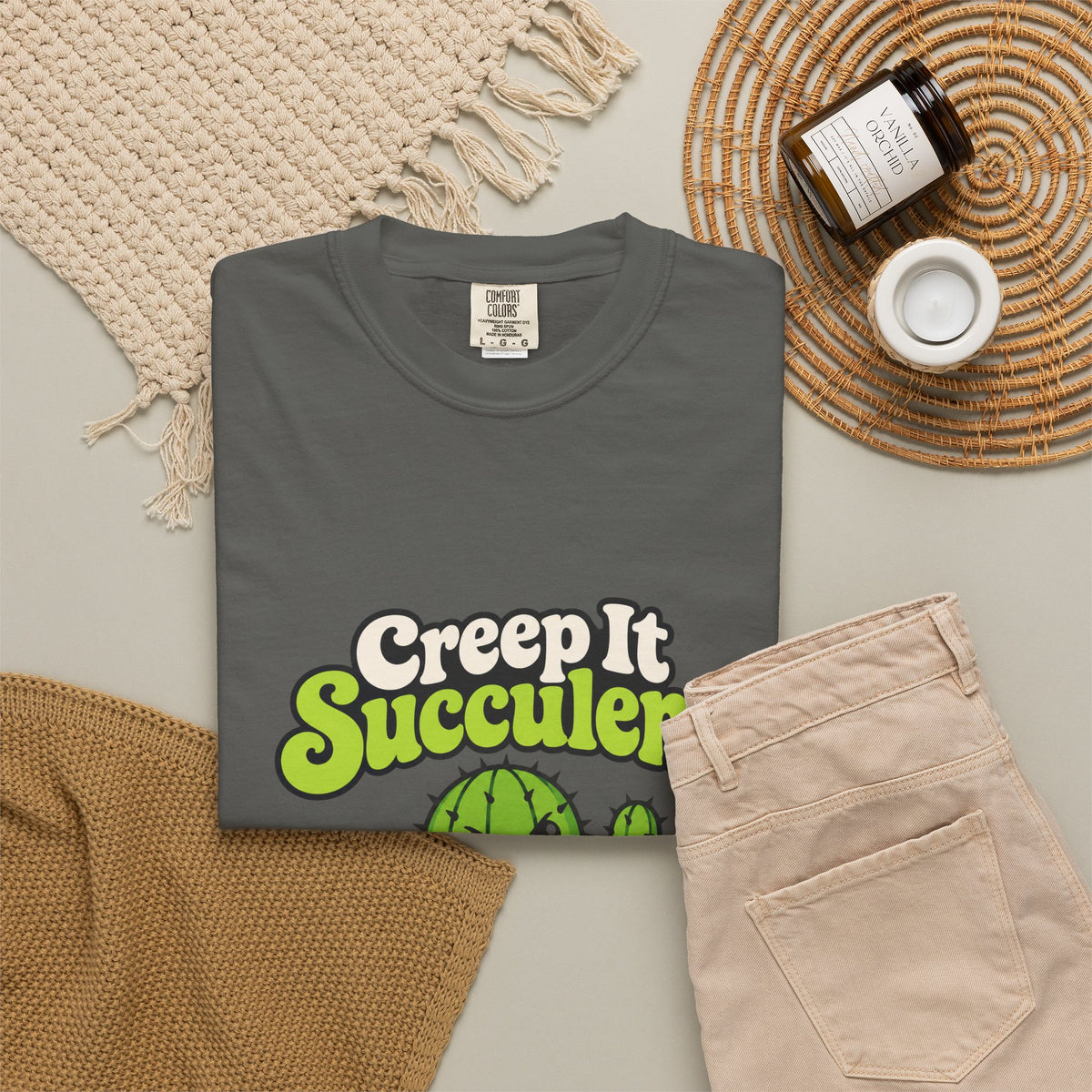 Creep It Succulent Shirt Funny Halloween Plant Lover Tee, Cute Spooky Season Succulent Shirt, Gift for Plant Moms and Plant Dads