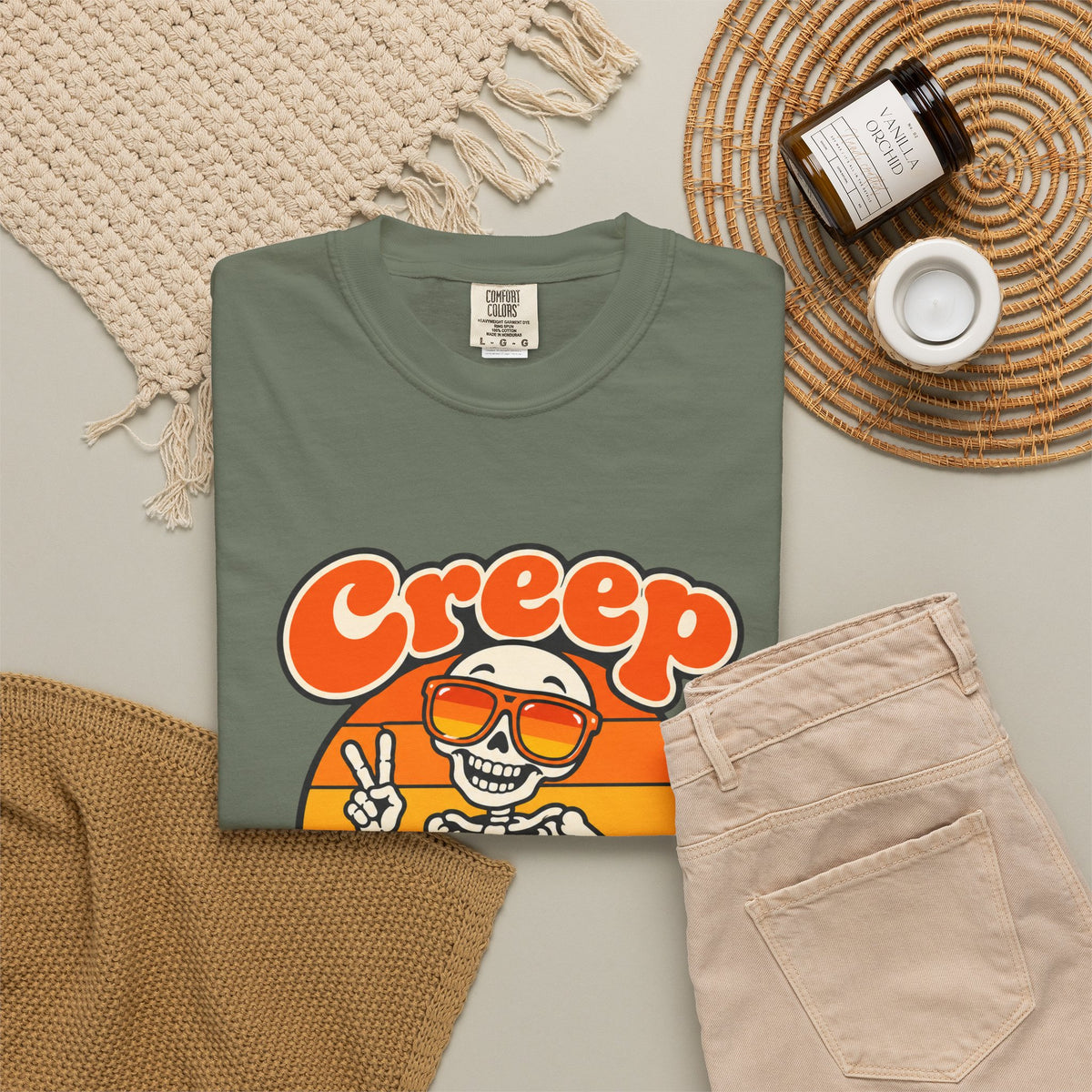 Creep It Real Shirt Funny Halloween Tee, Cute Creepy Halloween Shirt, Gift for Halloween Lovers