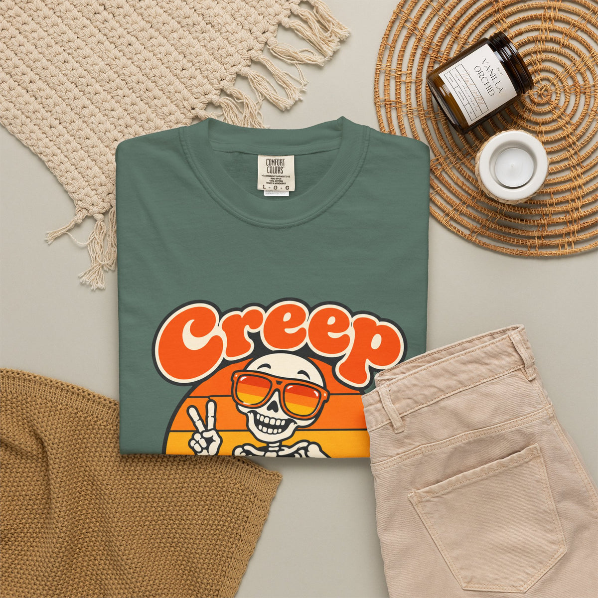 Creep It Real Shirt Funny Halloween Tee, Cute Creepy Halloween Shirt, Gift for Halloween Lovers