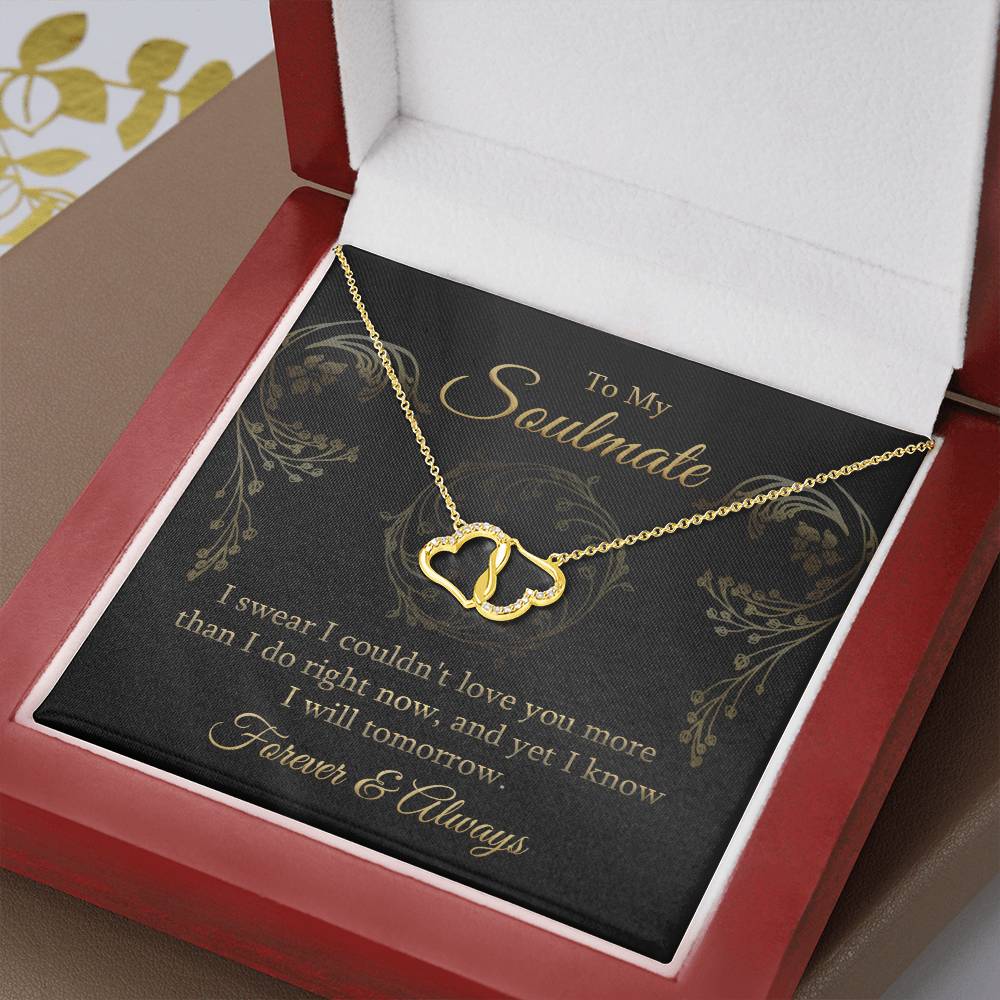 10k Gold  Necklace Hearts That Captures the Essence of Love