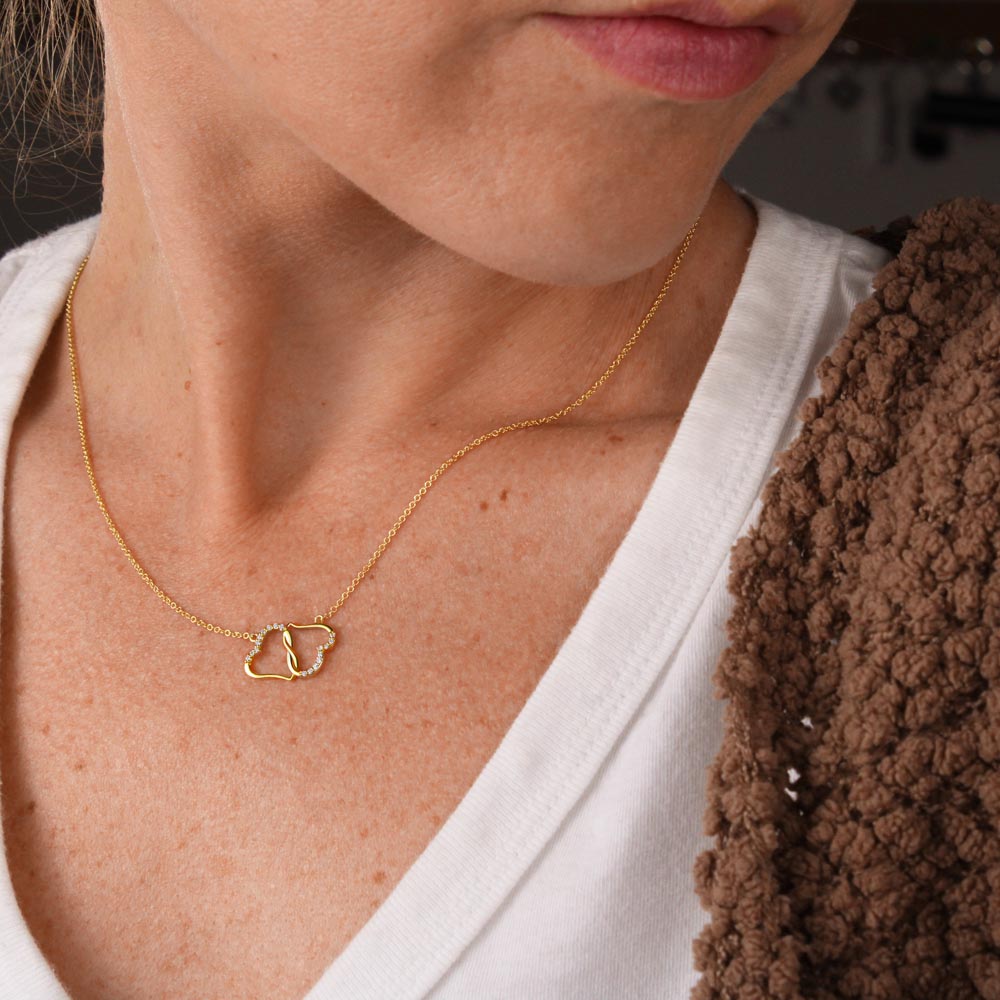 10k Gold  Necklace Hearts That Captures the Essence of Love