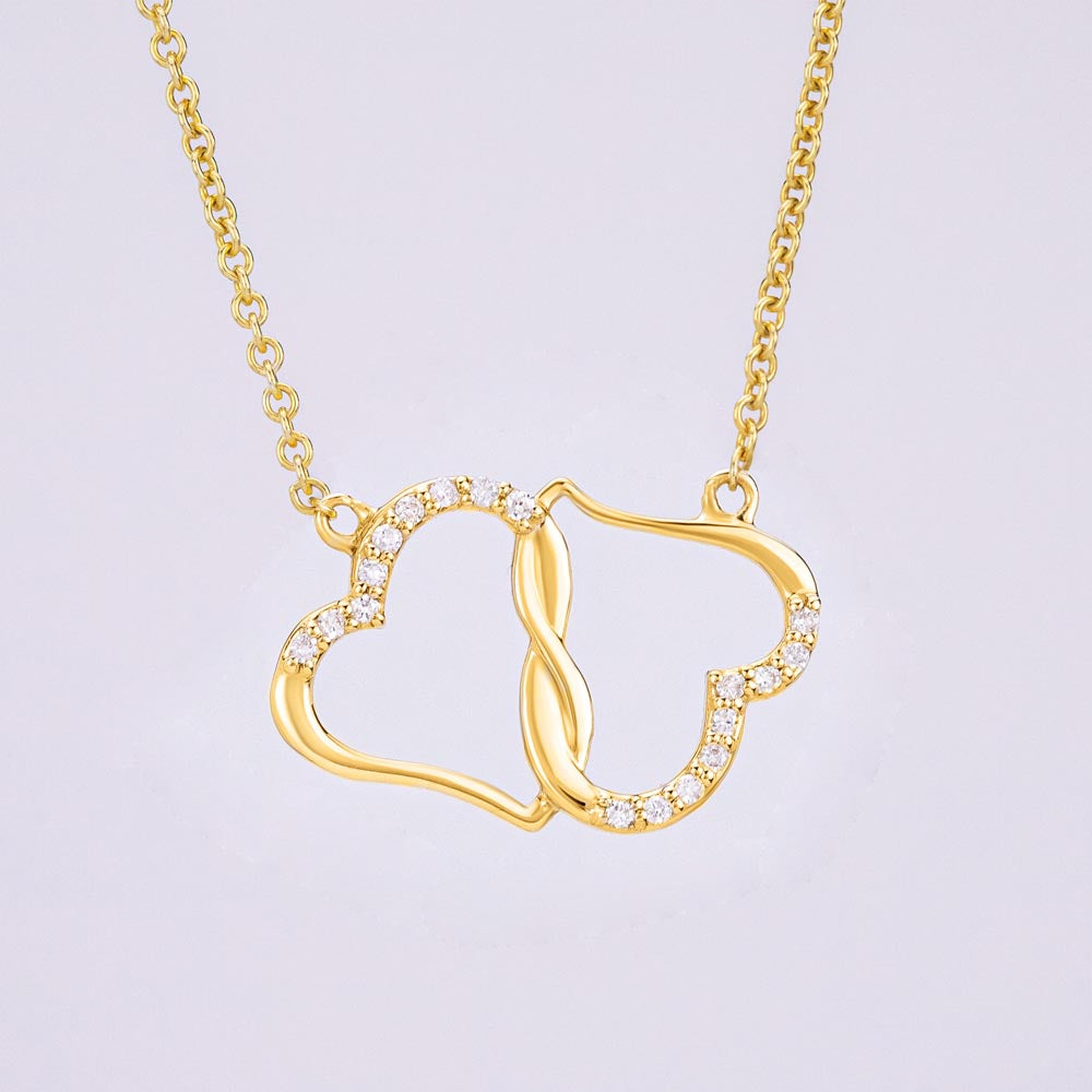 10k Gold  Necklace Hearts That Captures the Essence of Love