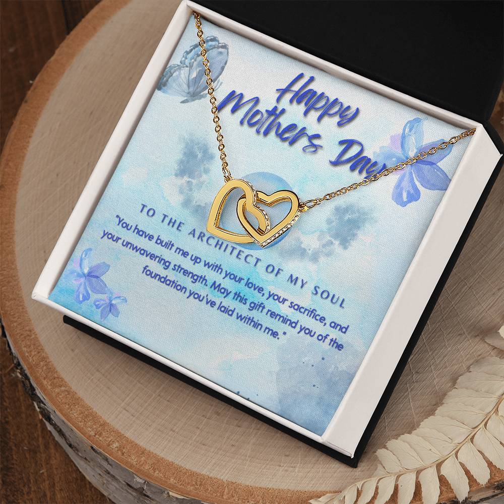 Interlocking Hearts Necklace - A Symbol of Unending Love for Mother's Day