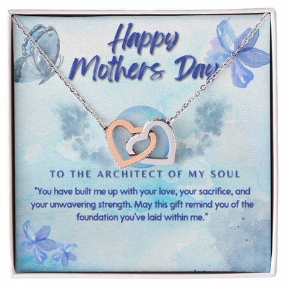 Interlocking Hearts Necklace - A Symbol of Unending Love for Mother's Day