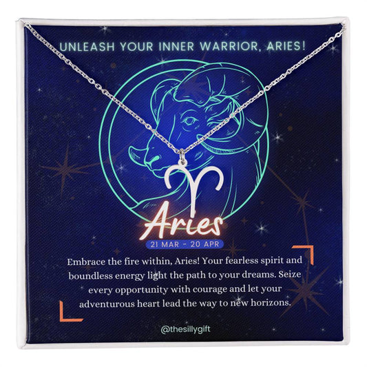 Aries' Essence - Astrological Elegance Necklace