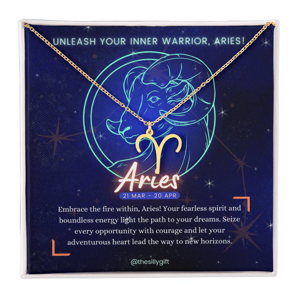 Aries' Essence - Astrological Elegance Necklace