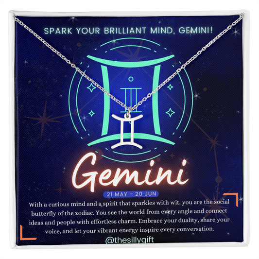 Gemini Power Necklace: Witty and Wise!