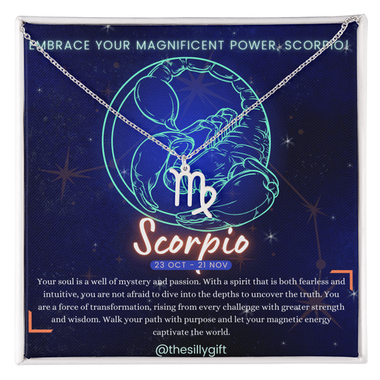 Scorpio Power Necklace: Unleash Your Intensity!