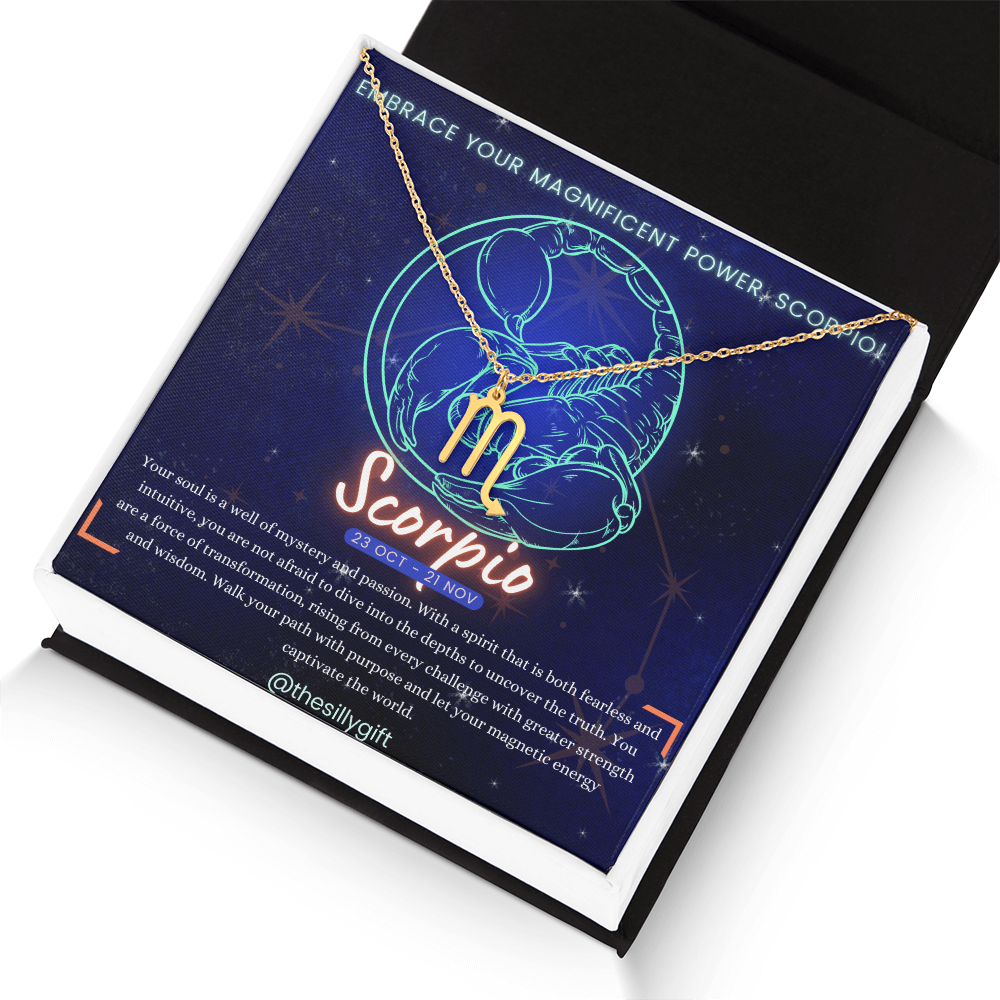Scorpio Power Necklace: Passion and Purpose!