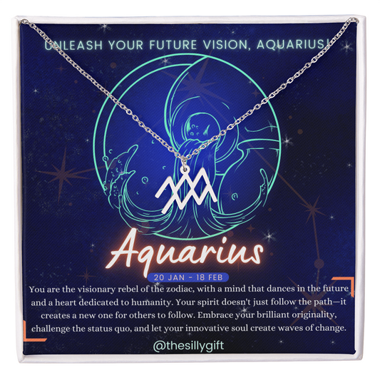 Aquarius Power Necklace: Innovate and Inspire!