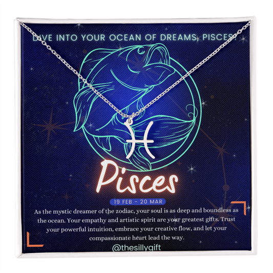 Pisces Power Necklace: Dream with Depth!